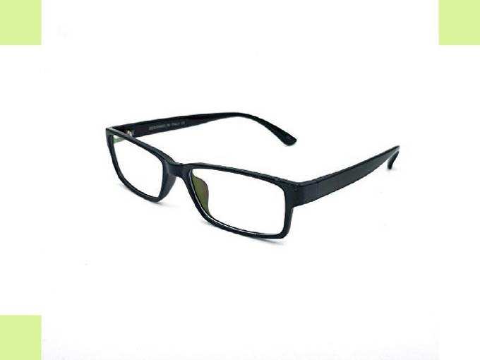 GO EYEWEAR Blueray Block Uv Protected Unisex Computer Glasses (W6131| Black)