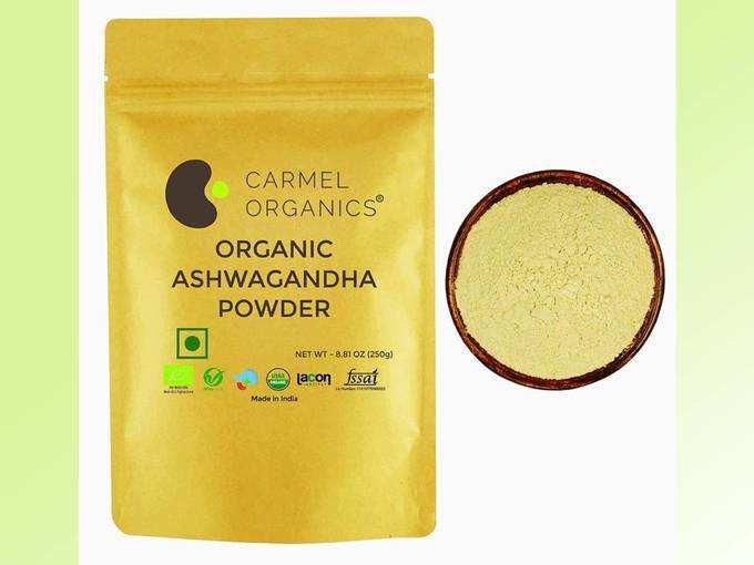 Carmel Organics USDA Certified Ashwagandha (Indian GInseng) Root Powder || 250 Grams