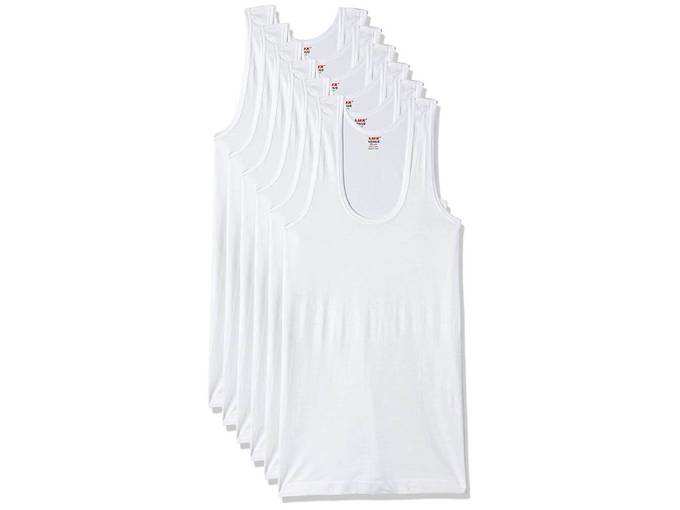 LUX VENUS Mens Cotton Vest (Pack of 6)