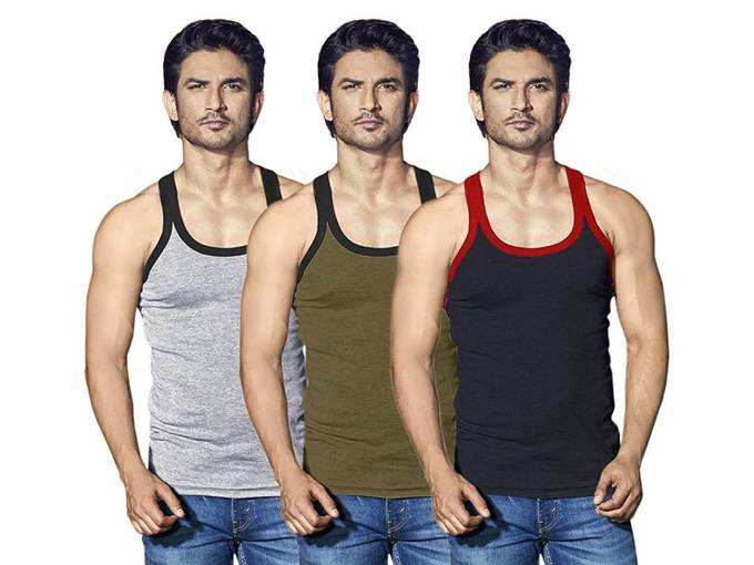 LUX Cozi Men Assorted Pack Of 3 Vests