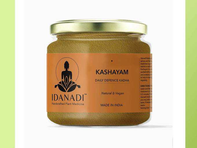 IDANADI® Kashayam – Daily Defence Ayurvedic Kadha | Immunity Booster For All Ages | Cures Flu, Cough & Cold | Contains antioxidants &...