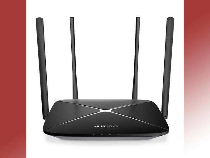 Mercusys AC1200 Wireless Dual Band Gigabit Router AC12G 1200Mbps Wi-Fi WiFi Speed with 4 high gain External Antennas