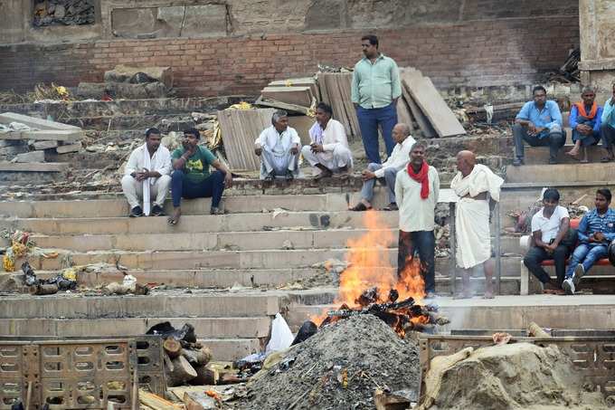 Cremation In Ganga