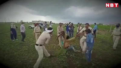 शिव राज में दलित किसान को लाठी, JCB से रौंदा फसल, DM-SP पर कार्रवाई, सीएम खामोश