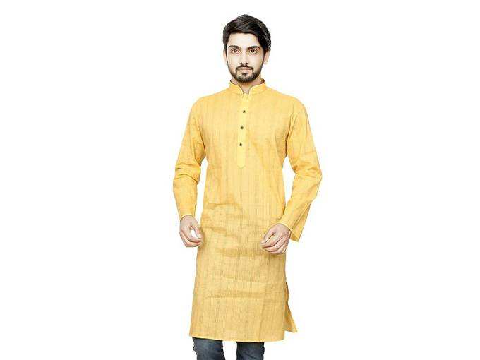 Dolphin Miles Mens Cotton Regular Kurta