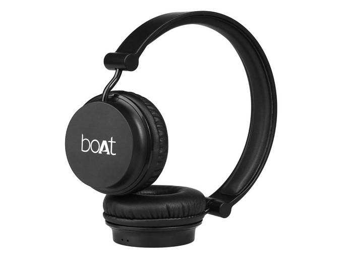 boAt Rockerz 400 Bluetooth Headphone with Super Extra Bass, Up to 8H Playtime, Dual Connectivity Modes, Foldable Earcups and Lightweight Design (Carbon Black)