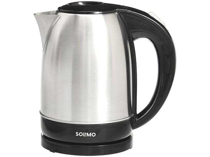 Amazon Brand - Solimo Stainless Steel Electric Kettle (1.7 Lit, 2000W)