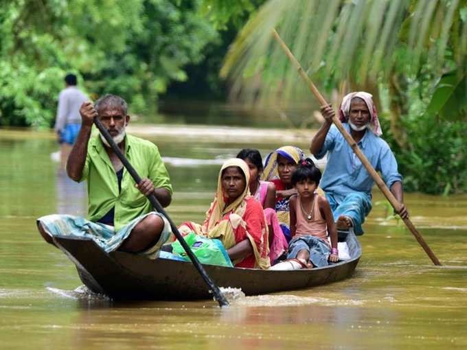 பிரம்மபுத்திரா ஆற்றில் வெள்ளம்