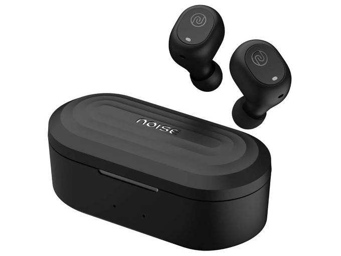 Noise Shots NUVO True Wireless Earbuds (Bluetooth v5.0) with HD Sound and Fast Charging (Stealth Black)