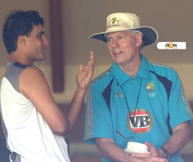 Greg Chappell and Sourav Ganguly