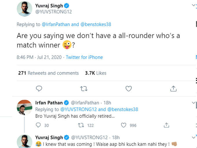 yuvraj tweet