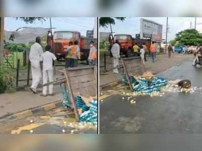 VIDEO: 14 વર્ષના છોકરાની ઈંડાની લારીને કોર્પોરેશનના કર્મચારીએ રોડ પર ઊંધી કરી દીધી