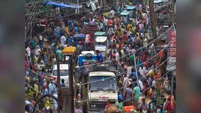 হরিতলা বাজারের ভিড়কাঁপুনি গোটা বারাসতে