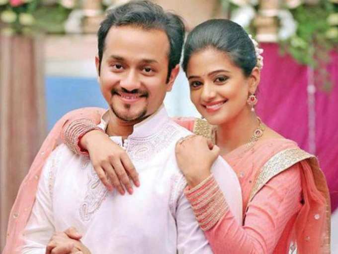 Priyamani with her husband Mustafa Raj