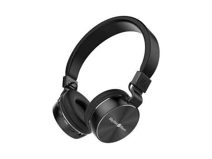 Rhythm&amp;Blues A450BT On-Ear Bluetooth Wireless Headphones with Mic (Black)
