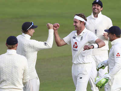 ENG vs WI: तीसरे टेस्ट में स्टुअर्ट ब्रॉड ने वेस्टइंडीज को झकझोरा, इंग्लैंड मजबूत