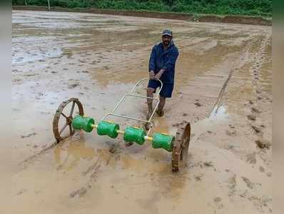 ಕೊಡಗಿನಲ್ಲಿ ಭತ್ತ ನಾಟಿಗೆ ಬಂತು ಪ್ಯಾಡಿ ಡ್ರಮ್‌ ಸೀಡರ್‌: ಕೊರೊನಾ ಕಾಲದಲ್ಲಿ ಕಾರ್ಮಿಕರ ಕೊರತೆ ನೀಗಿಸಿದ ಯಂತ್ರ