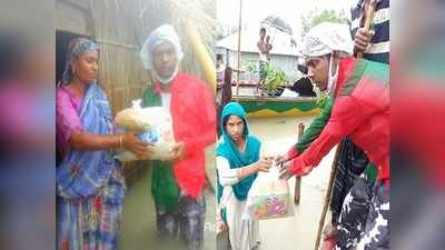 তাঁকে আমরা খিল্লি করি! সেই বগুড়ার হিরো আলম এখন জলে নেমে বন্যার্তদের ত্রাণ দিচ্ছেন, এরপরও?