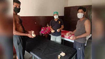 Sultanpur Corona News: कोविड केयर सेंटर में चाय के साथ सूजी हलवा, गंदगी का लगा अंबार