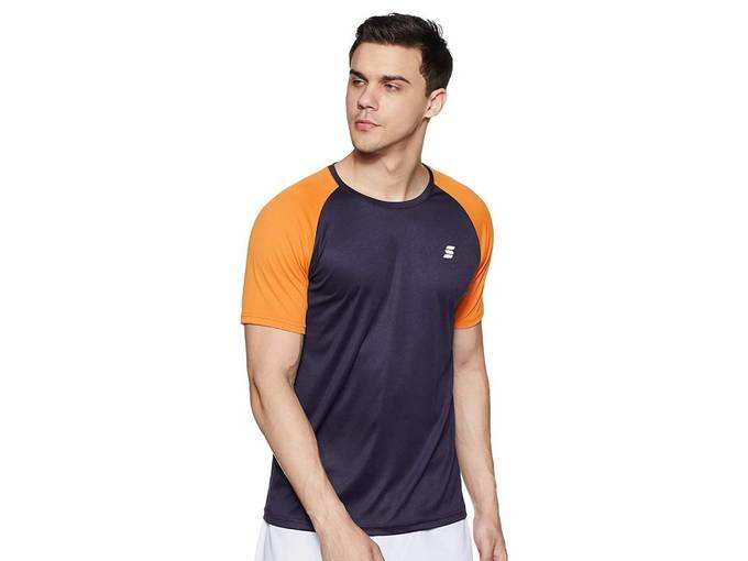 Amazon Brand - Symactive Men&#39;s Round Neck Sports T-Shirt