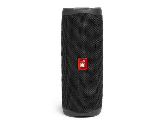 JBL Flip 5 20 W IPX7 Waterproof Bluetooth Speaker with PartyBoost (Without Mic, Black)