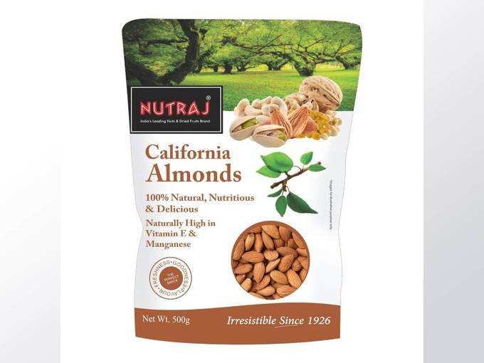 Nutraj California Almonds, 500g