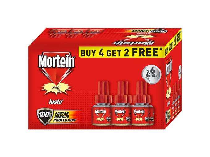 Roll over image to zoom in Mortein Liquid Vaporizer Refill - Buy 4, Get 2 Free Pack