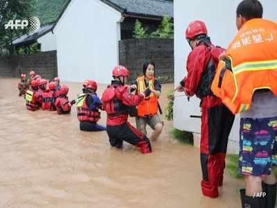 बाढ़-बारिश और तूफान, प्रकृति के कहर से चीन बेहाल