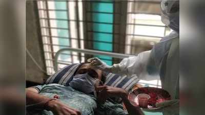 PICS: સુરત સ્મીમેરમાં નર્સિંગ સ્ટાફે કોરાનાના દર્દીઓને રાખડી બાંધી