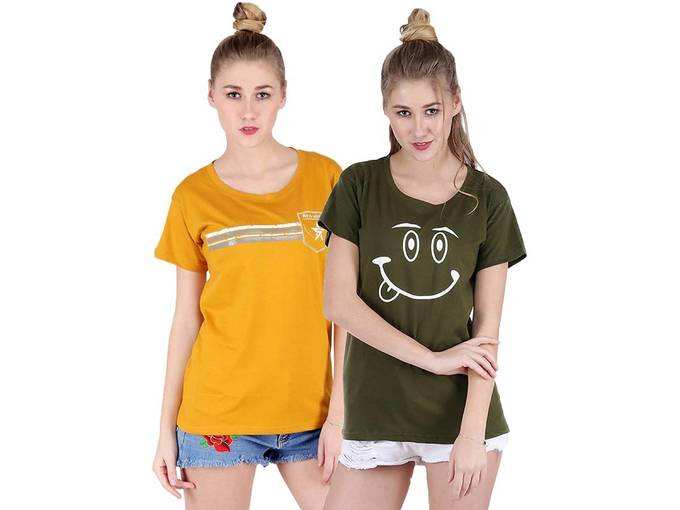 Broadstar Womens T-Shirt (Pack of 2)