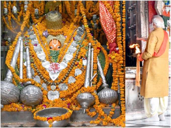 पीएम मोदी ने राम मंदिर निर्माण के लिए हनुमान जी से मांगा आशीर्वाद