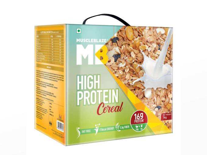 MuscleBlaze High Protein Cereal Unflavoured 1 kg / 2.2 lb