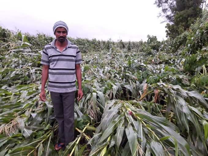 ​ಹುಣಸೂರಿನಲ್ಲಿ ಮನೆಗಳ ಕುಸಿತ