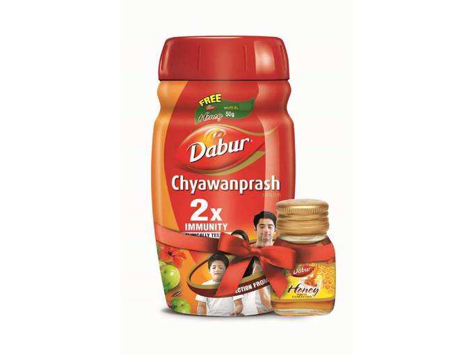 Dabur Chyawanprash 2X Immunity - 1kg with Dabur Honey - 50 g Free