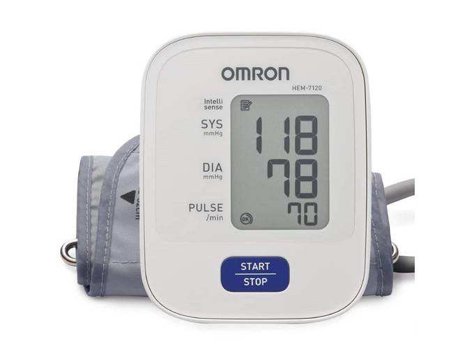 Omron HEM 7120 Fully Automatic Digital Blood Pressure Monitor With Intellisense Technology For Most Accurate Measurement