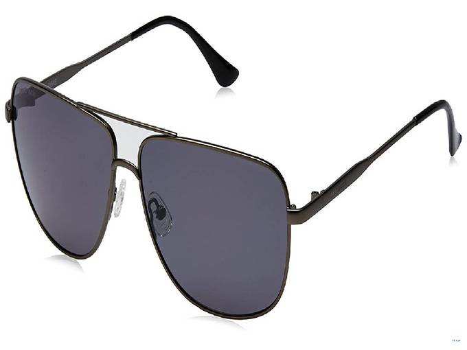 Fastrack Polarized Square Mens Sunglasses - (M183BK4P|59|Black Color)