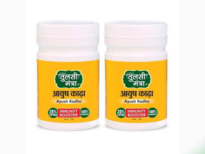 Dr. Juneja&#39;s Tulsi Mantra Ayush Kadha - Immunity Booster (Pack of 2, 120gm
