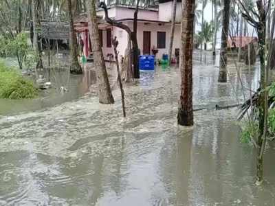 ഏങ്ങണ്ടിയൂരില്‍ കടല്‍ക്ഷോഭം രൂക്ഷം; നിരവധി വീടുകള്‍ക്ക് കേടുപാടുകള്‍