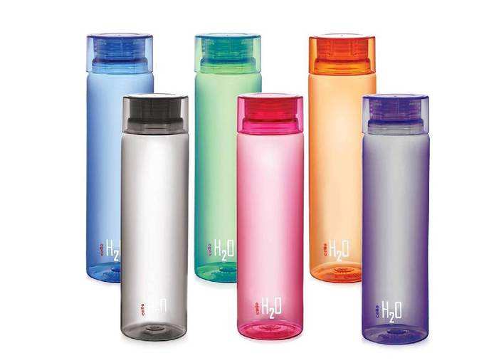 Cello H2O Unbreakable Bottle, 1 Litre, Set of 6