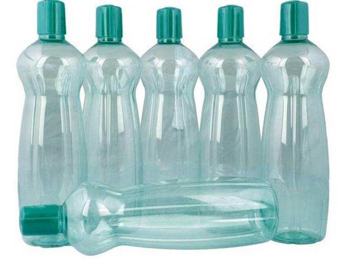 Milton Pacific 1000 Pet Bottles 6 Pcs Set, Blue