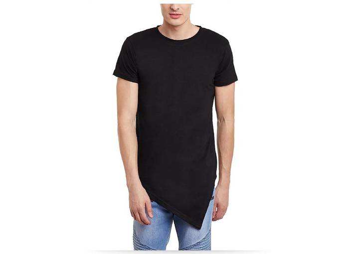 FUGAZEE Tringular Hem T-Shirt