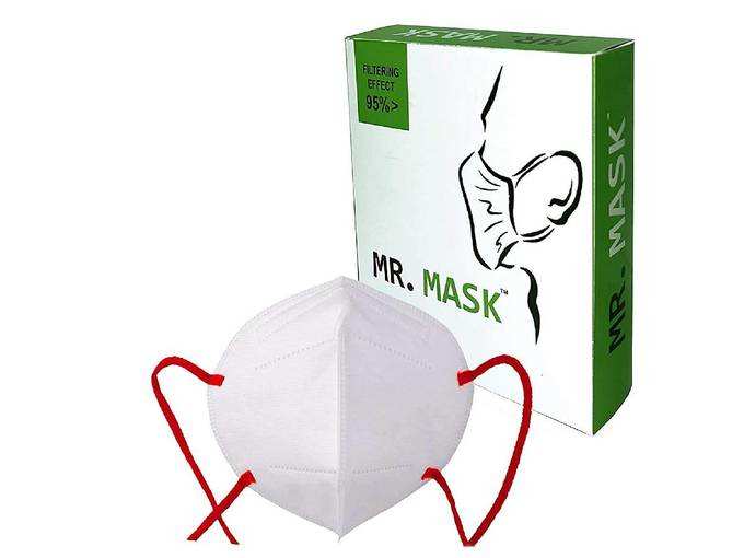 MR MASK® Anti Pollution (Pack of 2) ADJUSTABLE HEAD BAND 5 Layer Face Mask Reusable Washable