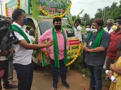 ತನ್ನ ಹೊಲಕ್ಕೆ ತಾನೇ ಸರ್ಟಿಫಿಕೇಟ್, ರೈತ ಬೆಳೆ ಸಮೀಕ್ಷೆ ಆ್ಯಪ್ ಬಗ್ಗೆ  ಬಿ.ಸಿ.ಪಾಟೀಲ್ ಪ್ರಾತ್ಯಕ್ಷಿತೆ