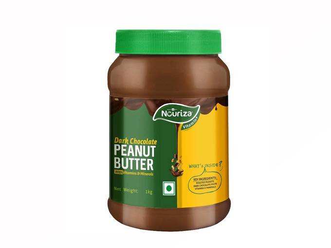 Nouriza Dark Chocolate Peanut Butter with Added Vitamin &amp; Minerals, 1 kg