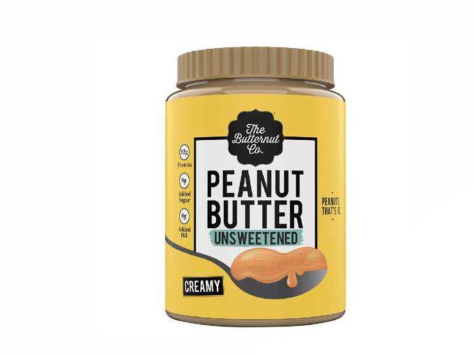 The Butternut Co. Peanut Butter Unsweetened, Creamy 1KG (No Added Sugar, Vegan, High Protein, Keto)