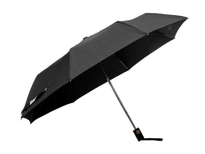 Sun Umbrella Classic Folding Automatic Open Uv Protective Umbrella, Black
