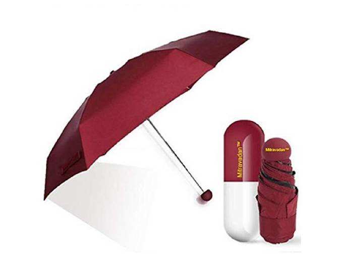 Sakar Nylon Folding Umbrella (Multicolored_SS-98425361)