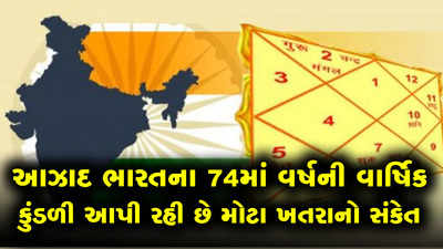 આઝાદ ભારતના 74માં વર્ષની વાર્ષિક કુંડળી આપી રહી છે મોટા ખતરાનો સંકેત 