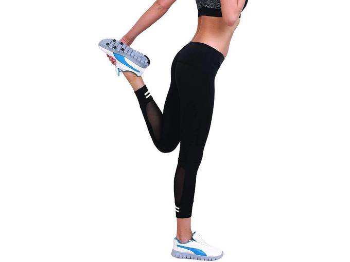 AREO Yoga Pants, Women&#39;s Power Flex Yoga Pants Tummy Control Workout Yoga Capris Pants Leggings