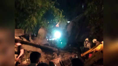 Mumbai Building Collapse: मुंबईत विचित्र दुर्घटना; रिकामी इमारत निवासी इमारतीवर कोसळली, २ जखमी
